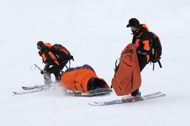 Rettung noch Skiunfall