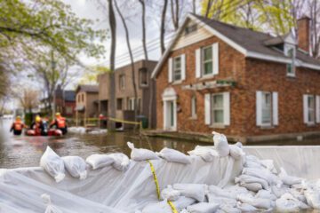 Wohngebäudeversicherung – Überschwemmung eines Grundstücks
