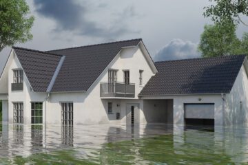 Leistungen aus der Wohngebäudeversicherung und Hausratversicherung bei Überflutungs- und Hochwasserschäden.