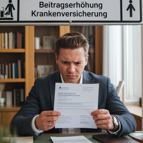 Beitragserhöhung in der Krankenversicherung